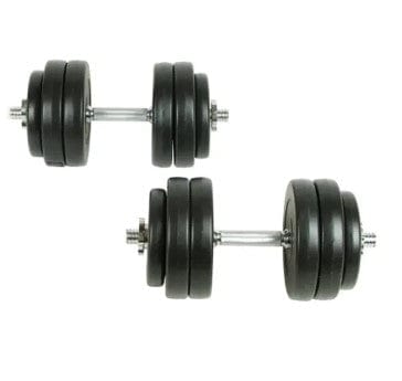 Dumbbell vidaXL 18 Piece Dumbbell Set 30 kg - Adjustable Weights