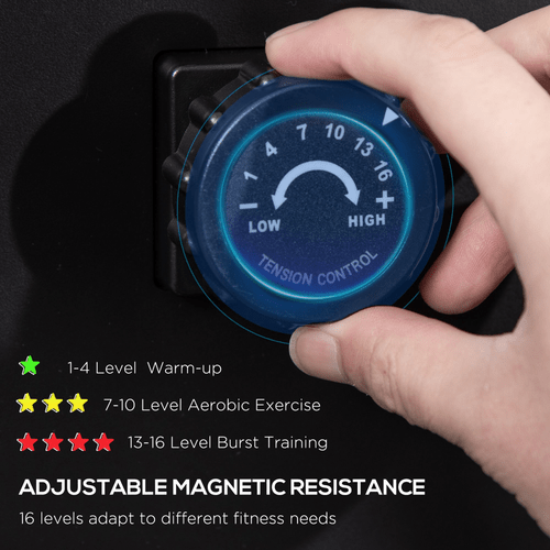 Rowing Machine Compact Magnetic Rowing Machine: 16 Resistance Levels