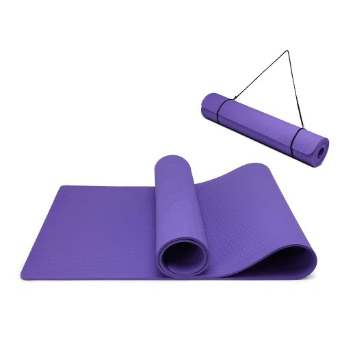 Yoga-1 Kono TPE Classic Yoga Mat in Purple for Ultimate Grip & Comfort - Fitness Max
