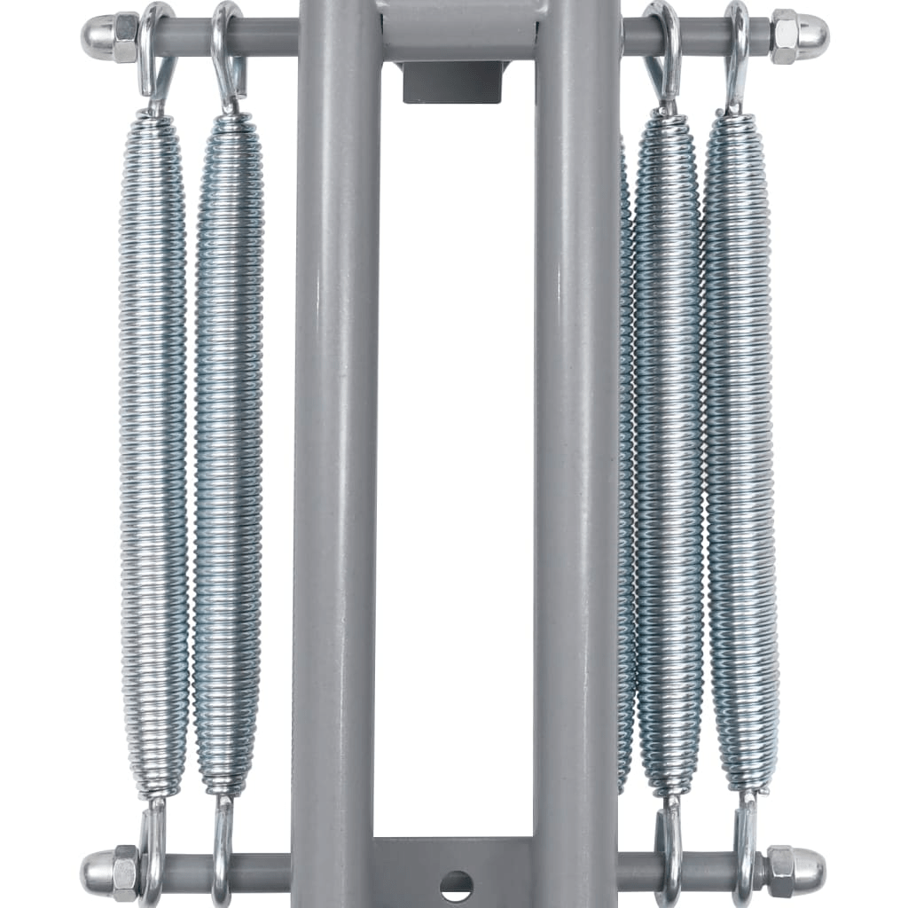 vidaXL L-shaped Abdominal Trainer Elastic Strings Home Office Fitness Equipment - Fitness Max