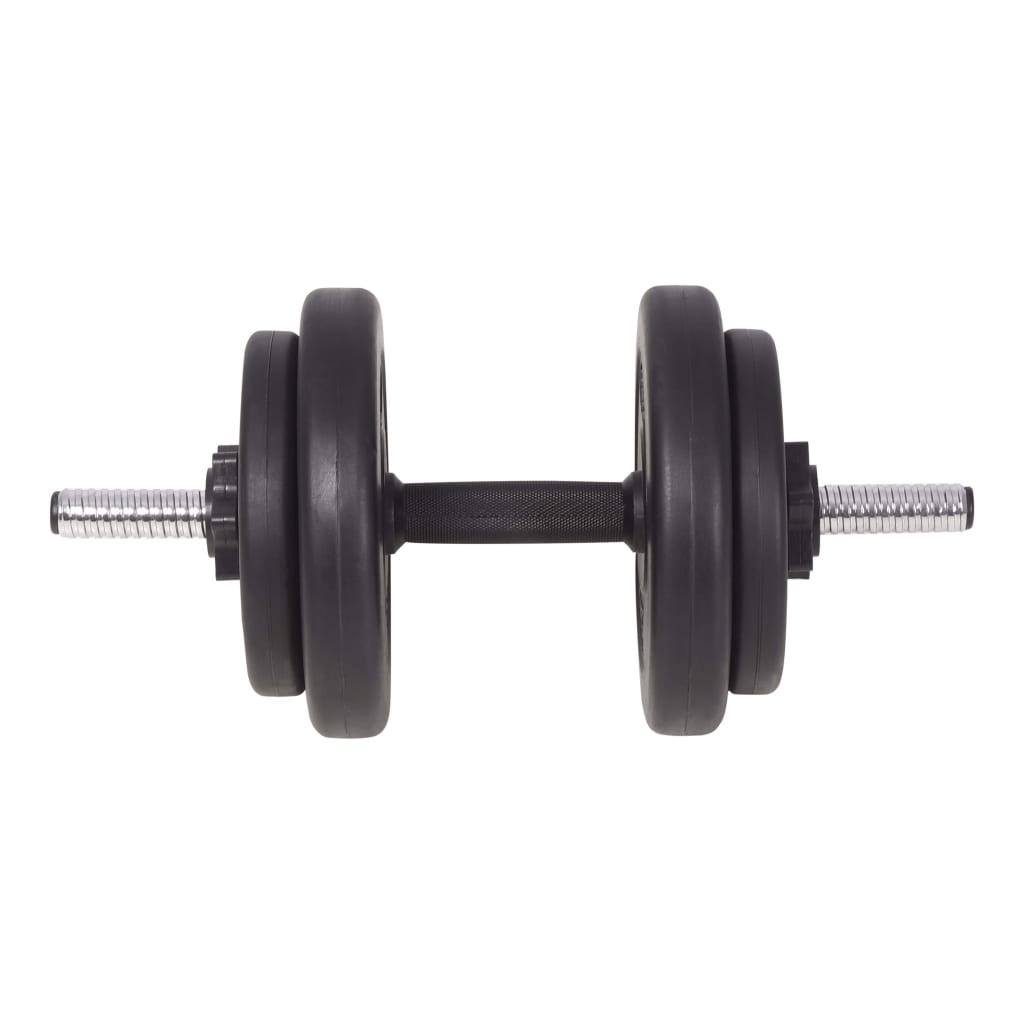 vidaXL 120 kg Weightlifting Set: Barbell and Dumbbell Set for Home Gym - Fitness Max