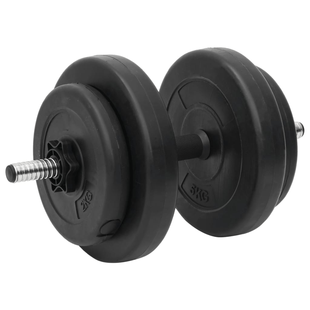 vidaXL Curl Barbell and Dumbbell Set, 60 kg Plates - Ultimate Fitness Gear - Fitness Max