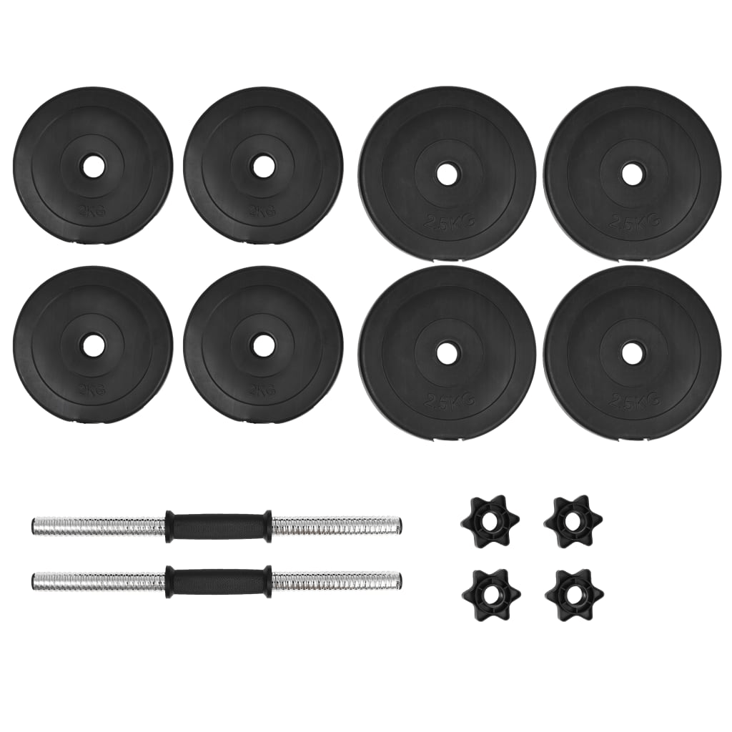 Dumbbell vidaXL 14 Piece Dumbbell Set 20 kg