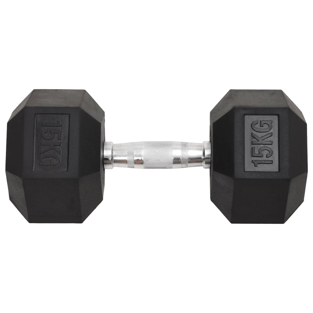 Dumbbell vidaXL 2 pcs 30 kg Cast Iron Dumbbells