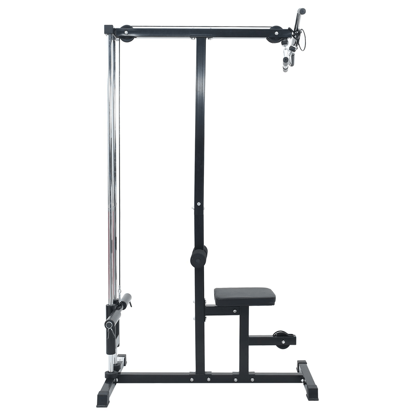Multi Gym vidaXL Lat Pulldown Machine, Adjustable Seat, 80 kg Load