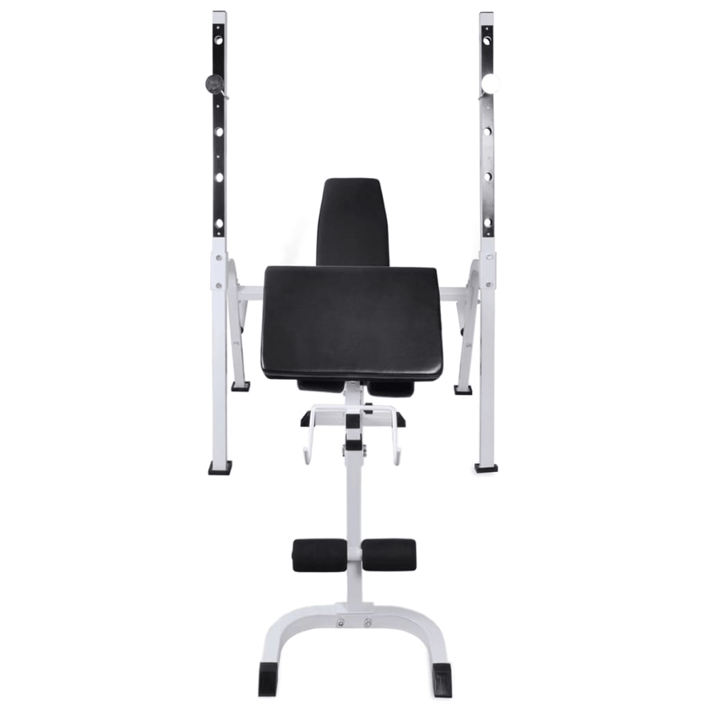 Workout Bench vidaXL Adjustable Workout Bench with Weight Rack, 60.5kg
