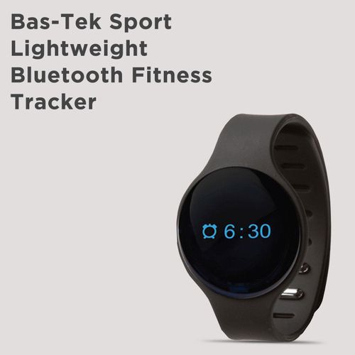 Bas-Tek Sport Bluetooth Fitness Tracker in Lightweight Black UK Version - Fitness Max