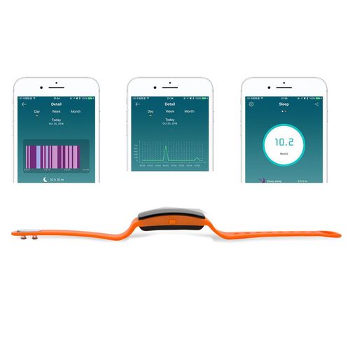 Bas-tek V5s Pro Bluetooth Fitness Watch & Activity Tracker in Orange - Fitness Max