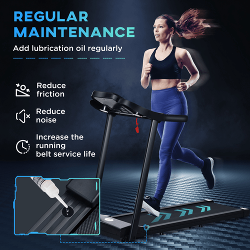 1.5HP Electric Motorised Treadmill with LED Display by HOMCOM - Fitness Max