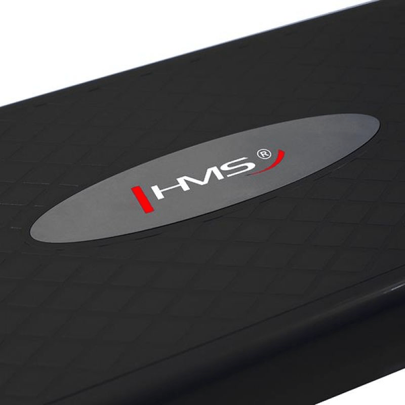 Adjustable HMS AS003 Aerobic Step: Durable, Lightweight Black/Gray/Red - Fitness Max