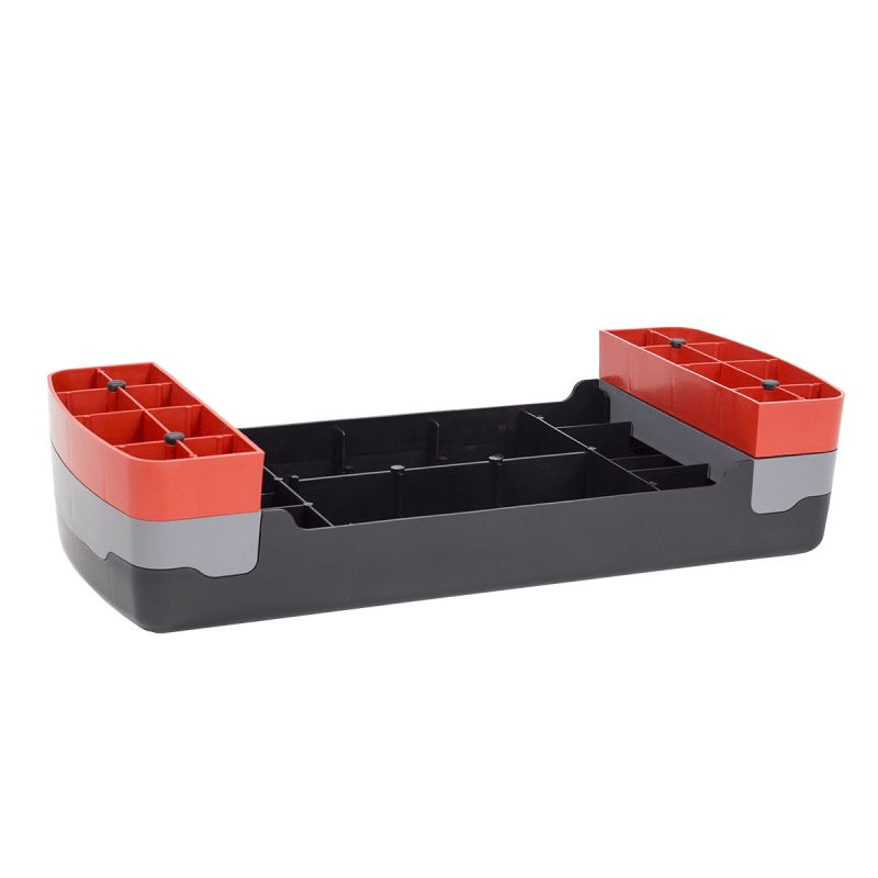 Adjustable HMS AS003 Aerobic Step: Durable, Lightweight Black/Gray/Red - Fitness Max