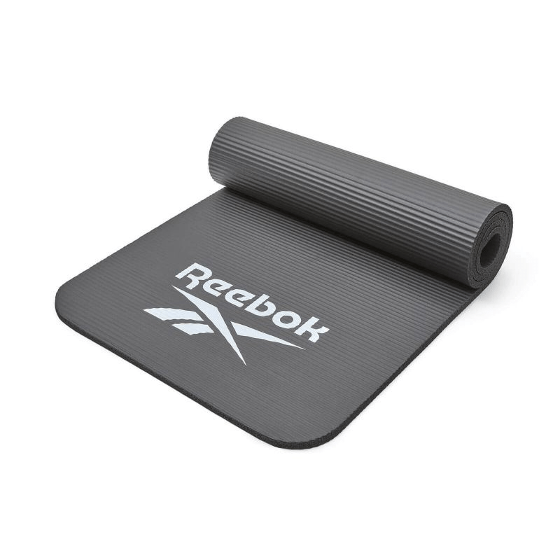 Reebok 10mm Thick Exercise Mat for Yoga with Carrying Strap - Fitness Max