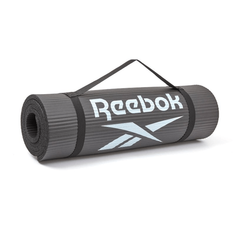 Reebok 10mm Thick Exercise Mat for Yoga with Carrying Strap - Fitness Max