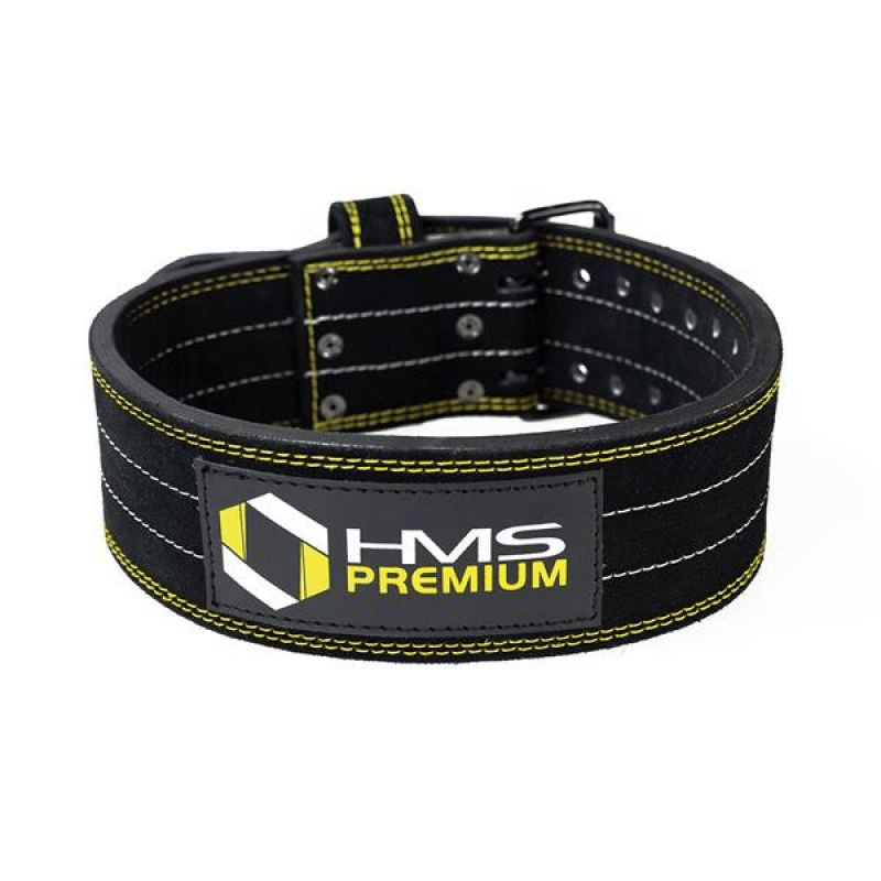 Durable 3-Layer Leather & Foam Strength Training Belt, Size M - Fitness Max