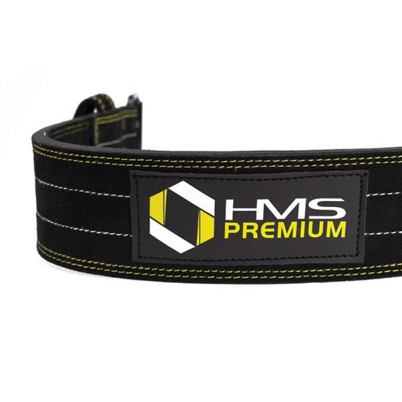 Durable 3-Layer Leather & Foam Strength Training Belt, Size M - Fitness Max