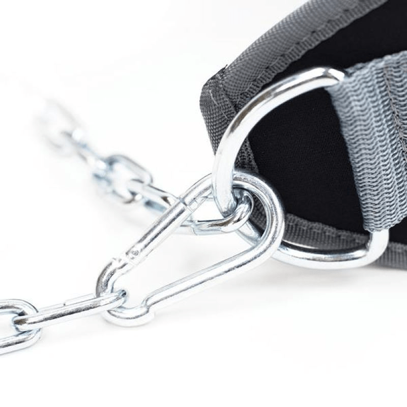 HMS PST04 Neoprene Weight Belt with Adjustable Steel Chain, 150kg Capacity - Fitness Max