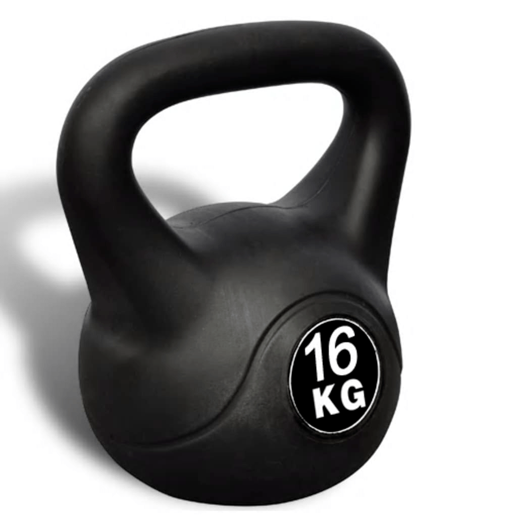 Professional 16 kg Kettlebell | High-Quality Plastic Coated | Safe for All Surfaces