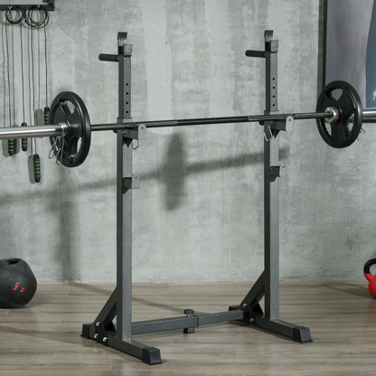 SPORTNOW Heavy Duty Adjustable Squat Rack
