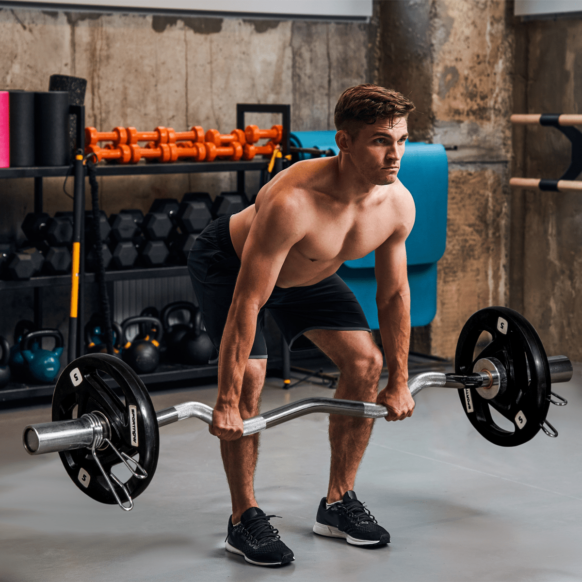 Free weights Olympic Weight Plates Set, 2 x 5kg Tri-Grip