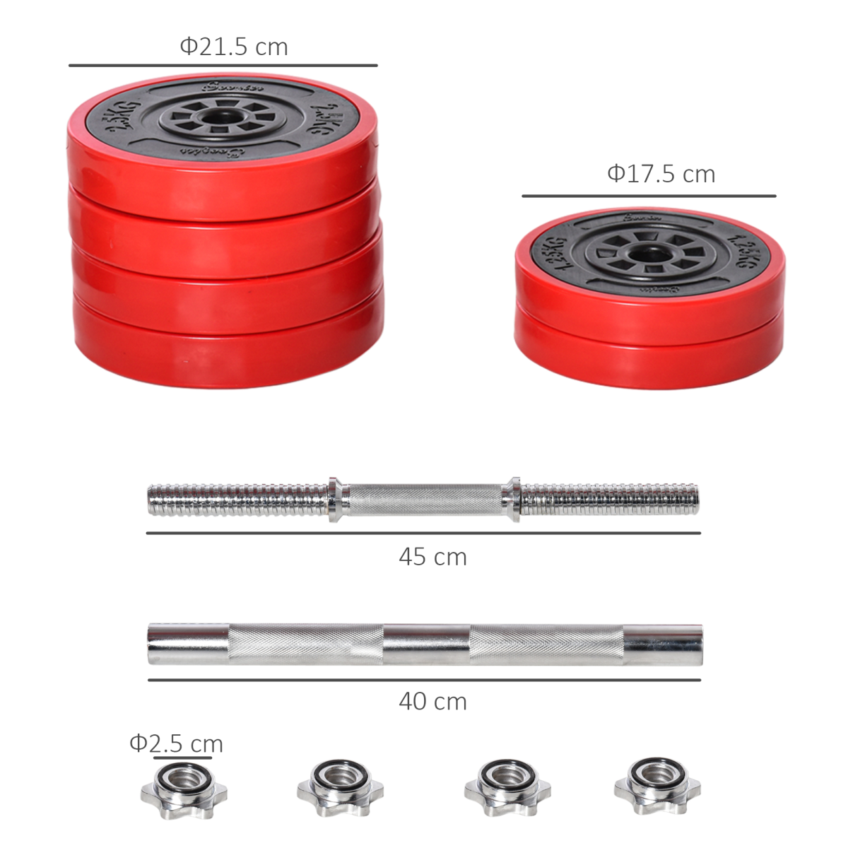 30KG Adjustable Barbell & Dumbbell Set