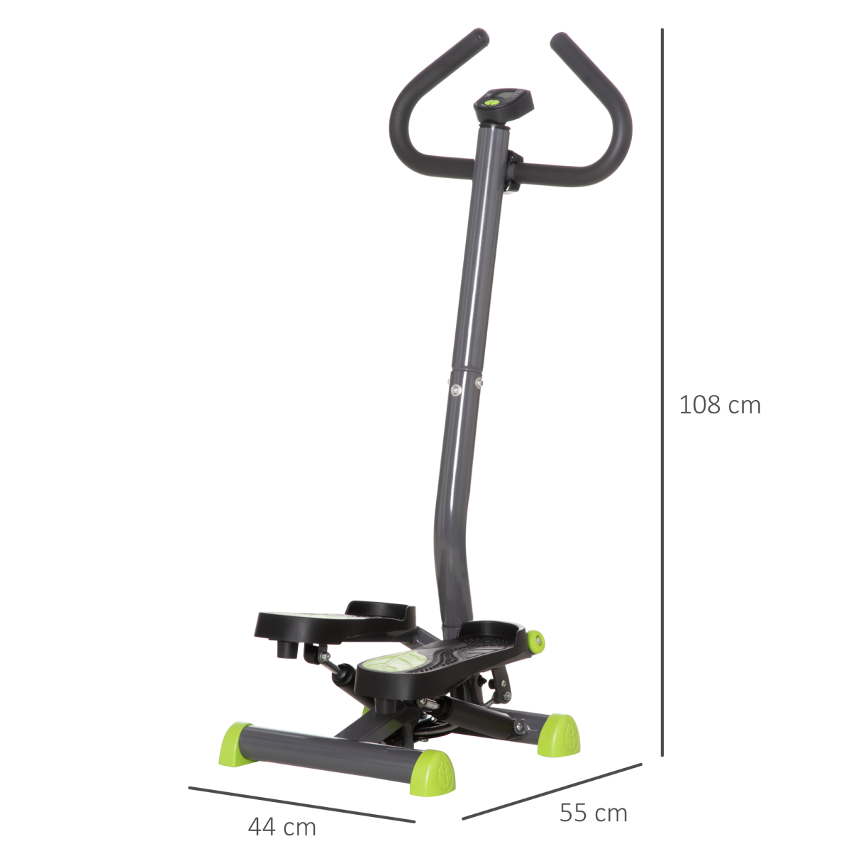 Height Adjustable Twister Stepper with LCD