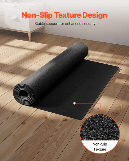 floor protective mats VEVOR Treadmill Mat - 6mm Thick PVC, 915x1820mm