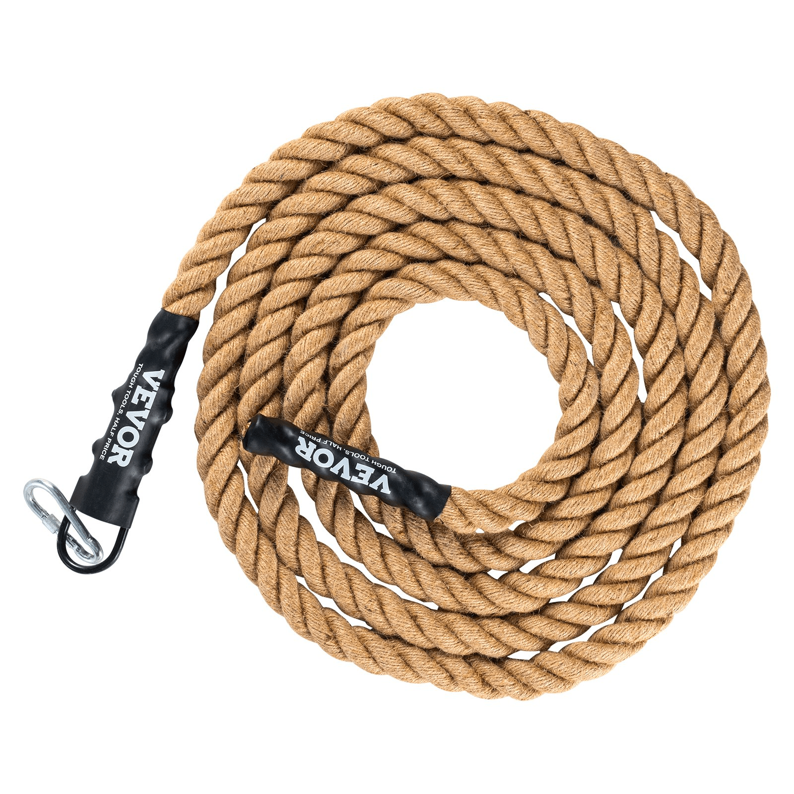 Rope VEVOR Gym Climbing Rope 3.8 cm x 9.14 m