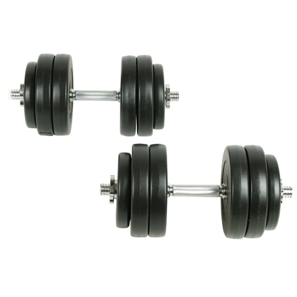 Dumbbell vidaXL 18 Piece Dumbbell Set 30 kg - Adjustable Weights for Strength Training at Home