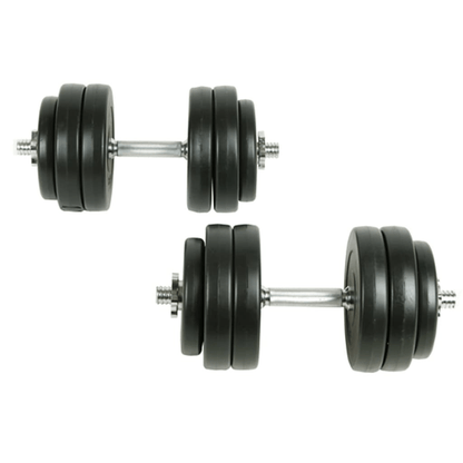 Dumbbell vidaXL 18 Piece Dumbbell Set 30 kg - Adjustable Weights for Strength Training at Home