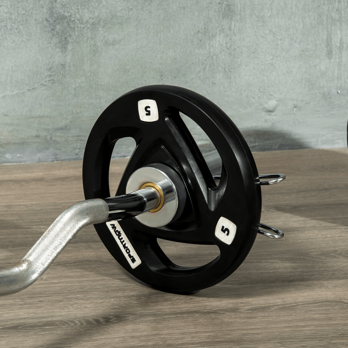 Free weights Olympic Weight Plates Set, 2 x 5kg Tri-Grip