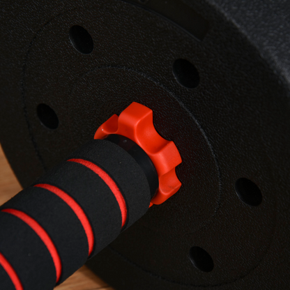 25kg 2-in-1 Adjustable Barbell & Dumbbell Weight Set for Home Fitness