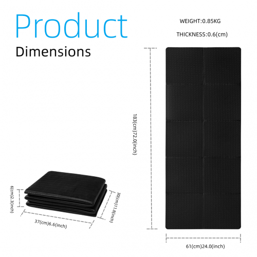 Yoga-2 Kono TPE Classic Yoga Mat Black: Eco-friendly, Durable, Lightweight - Fitness Max