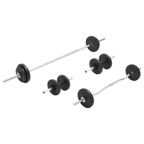 30 kg Barbell and Dumbbell Set - Fitness Max