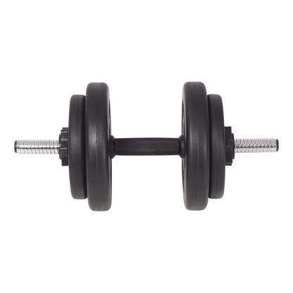vidaXL 120 kg Weightlifting Set: Barbell and Dumbbell Set for Home Gym - Fitness Max
