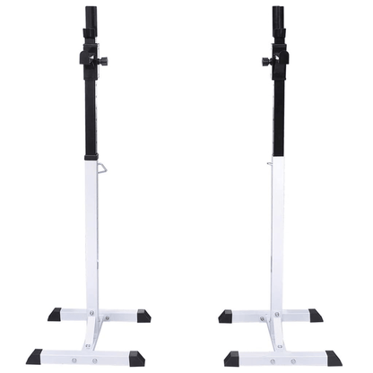 vidaXL Barbell Squat Rack with Barbell and Dumbbell Set - Home Gym Package - Fitness Max