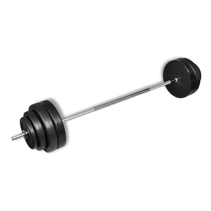 60 kg Barbell Set: Durable, Safe, Optimal Grip, Reduce Noise Home Gym - Fitness Max