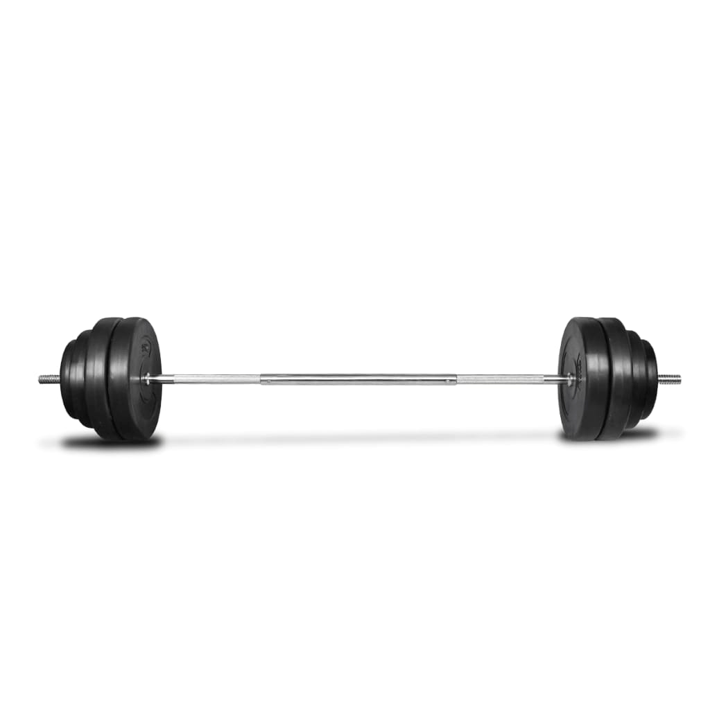 60 kg Barbell Set: Durable, Safe, Optimal Grip, Reduce Noise Home Gym - Fitness Max