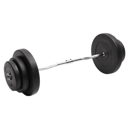 60 kg Curl Barbell with Plates - Fitness Max