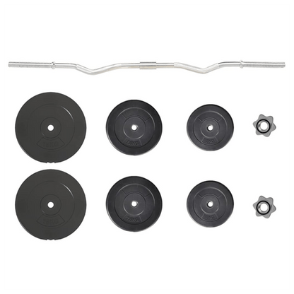 60 kg Curl Barbell with Plates - Fitness Max