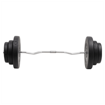 60 kg Curl Barbell with Plates - Fitness Max