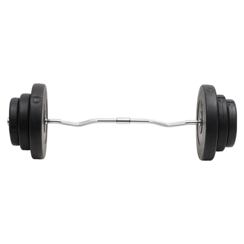 60 kg Curl Barbell with Plates - Fitness Max