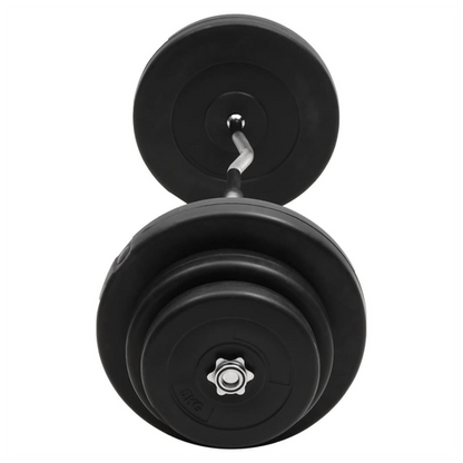 60 kg Curl Barbell with Plates - Fitness Max