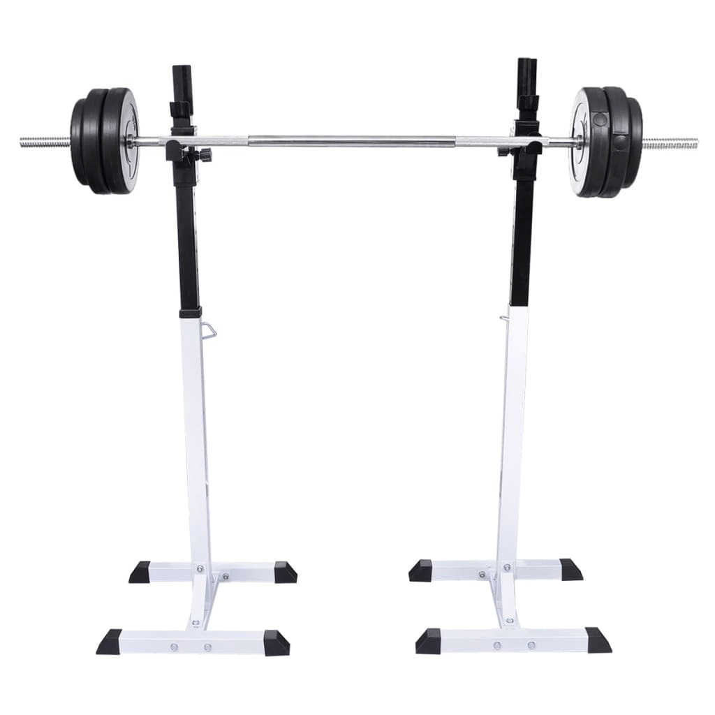 Squat Barbell Rack Set for Home Gym Barbell Training. - Fitness Max