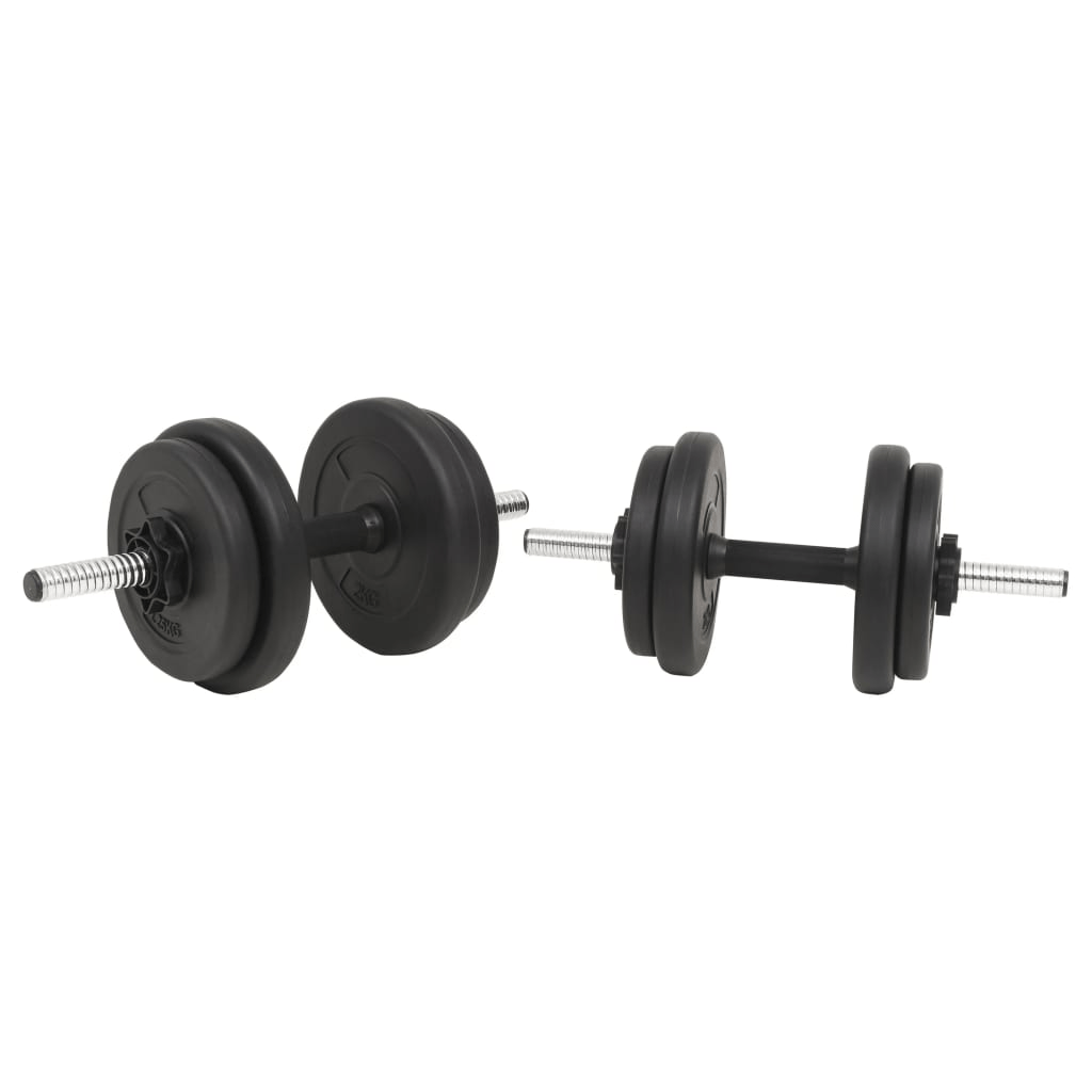 vidaXL 30 kg Barbell and Dumbbell Set for Full-Body Workouts - Fitness Max