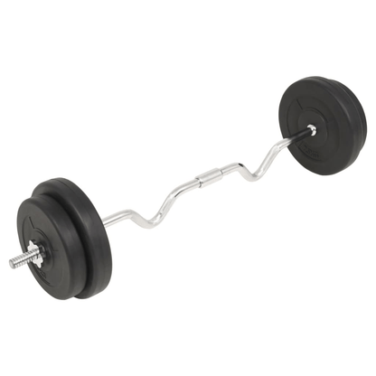 vidaXL 30 kg Barbell Set: Improve Strength & Muscle Tone | Adjustable Weight - Fitness Max
