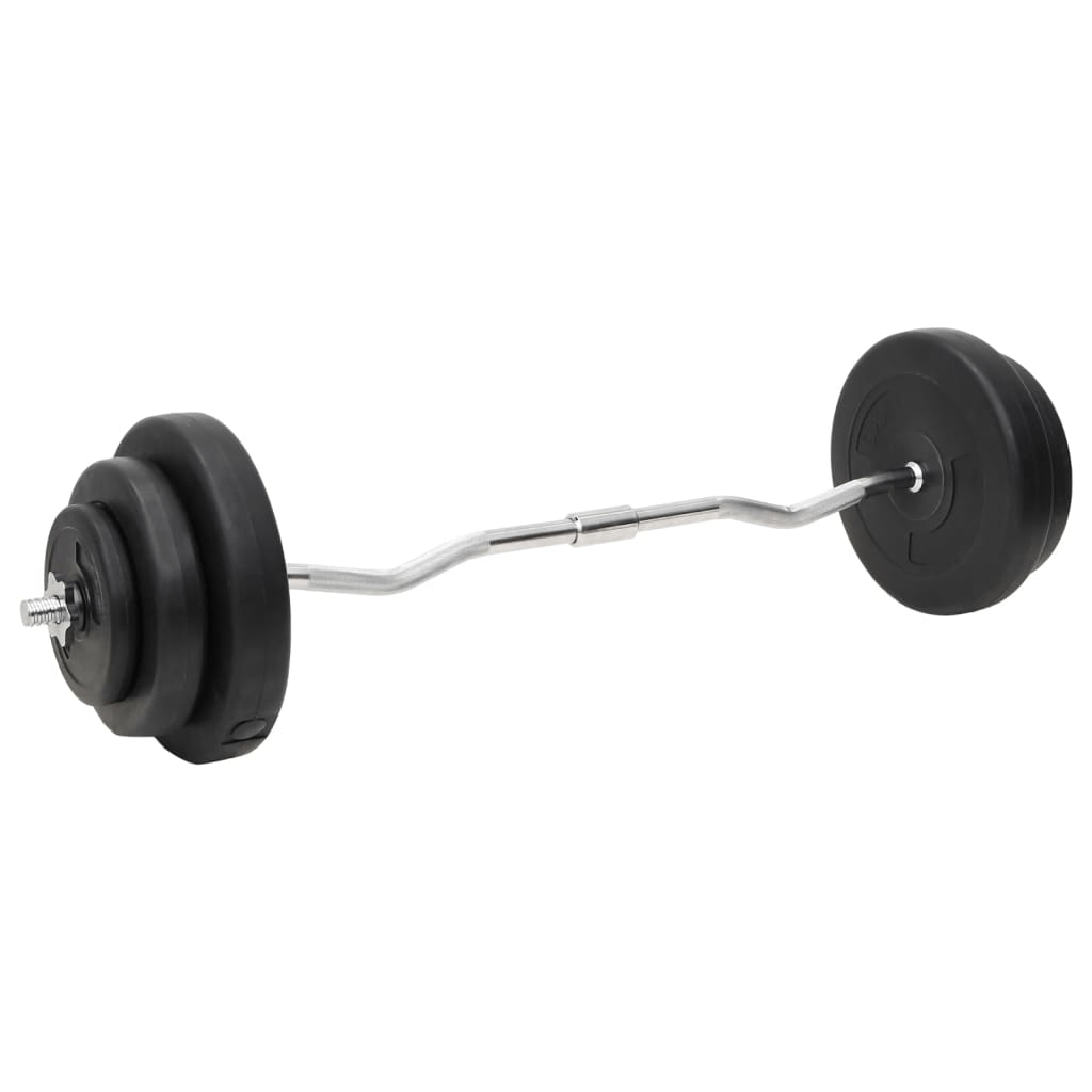 vidaXL 60 kg Barbell and Dumbbell Set: Versatile Fitness Gear - Fitness Max