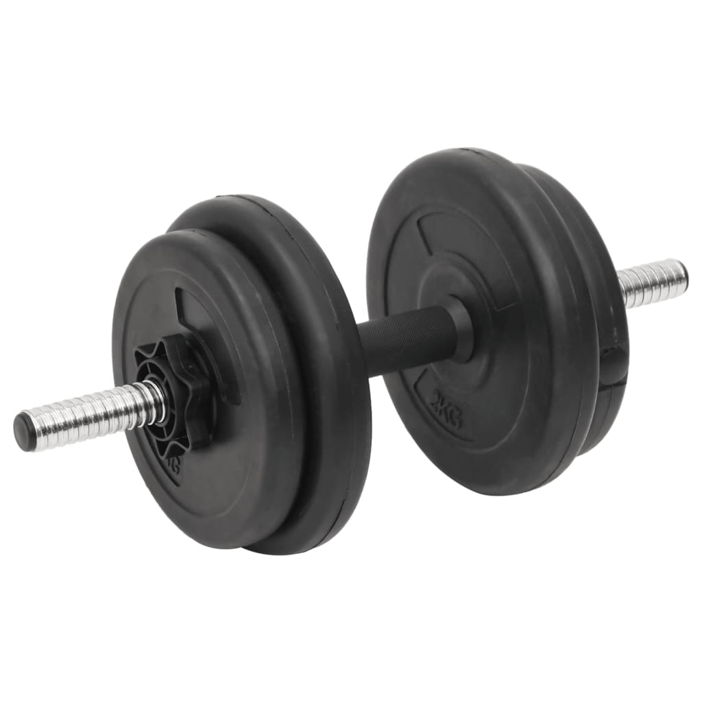 vidaXL 60 kg Barbell and Dumbbell Set: Versatile Fitness Gear - Fitness Max