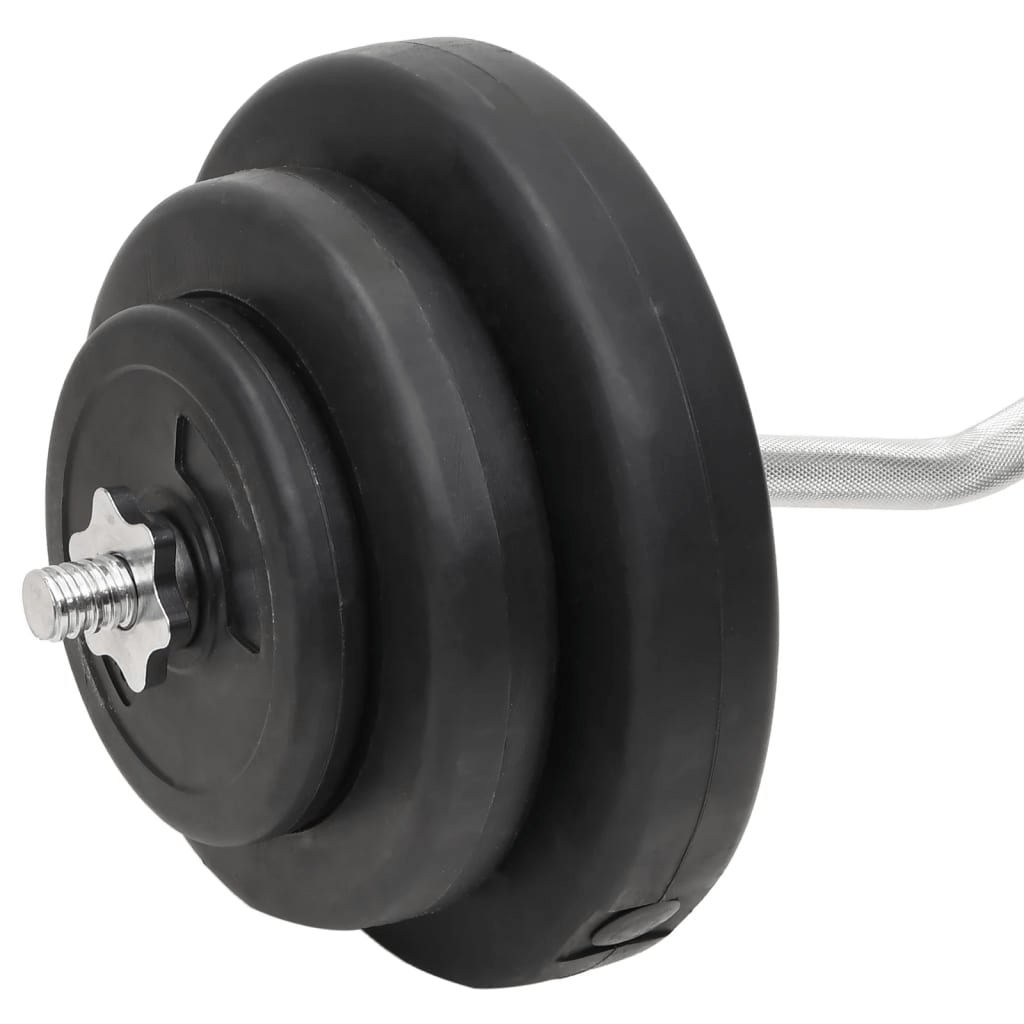 vidaXL 60 kg Barbell and Dumbbell Set: Versatile Fitness Gear - Fitness Max