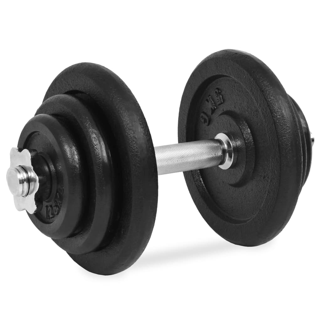 Dumbbell vidaXL 18 Piece Dumbbell Set 40 kg Cast Iron f