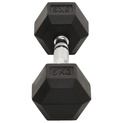 Dumbbell vidaXL 2 pcs 10 kg Cast Iron Dumbbells